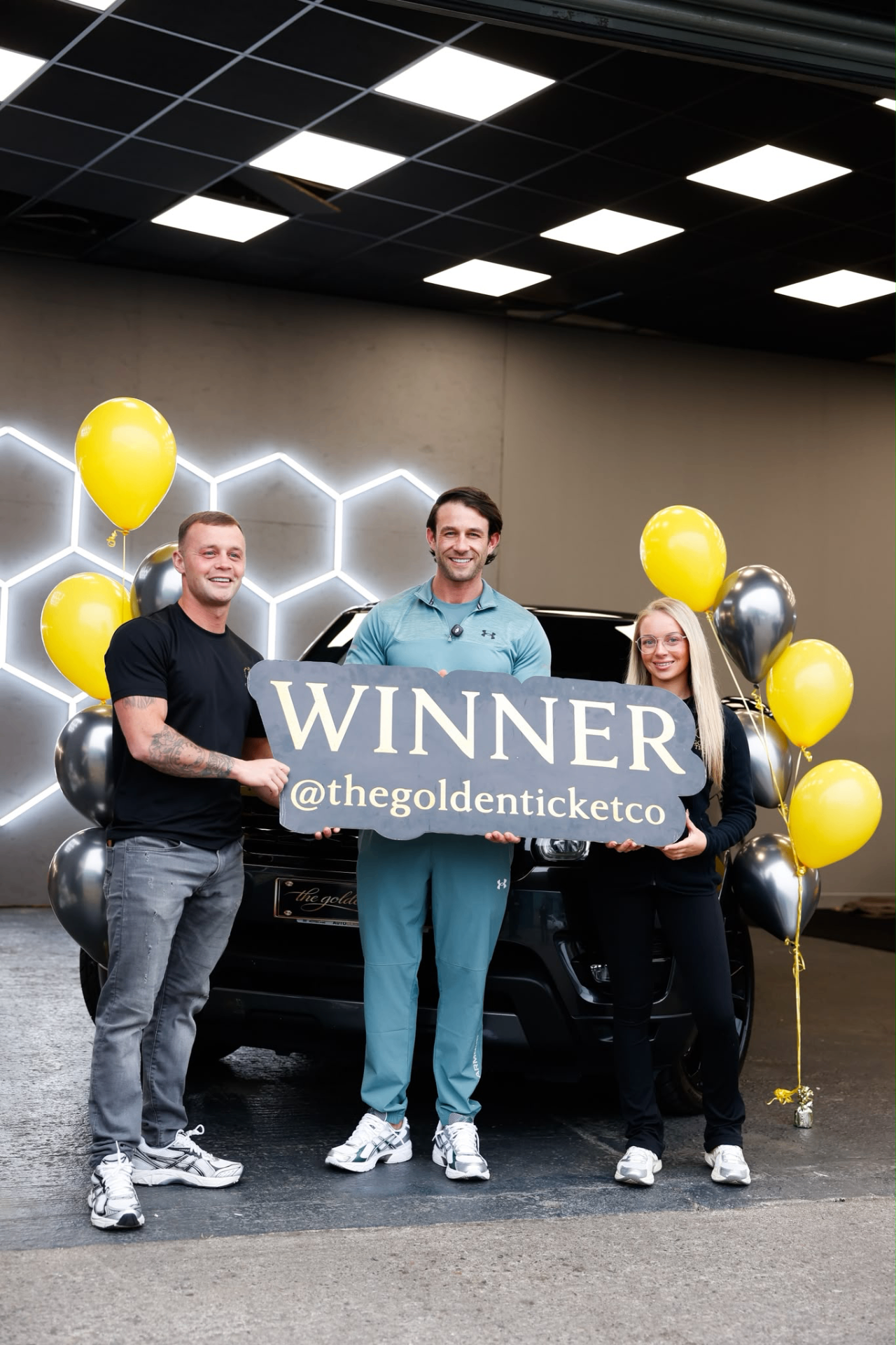 Gary Downey — winner of Range Rover