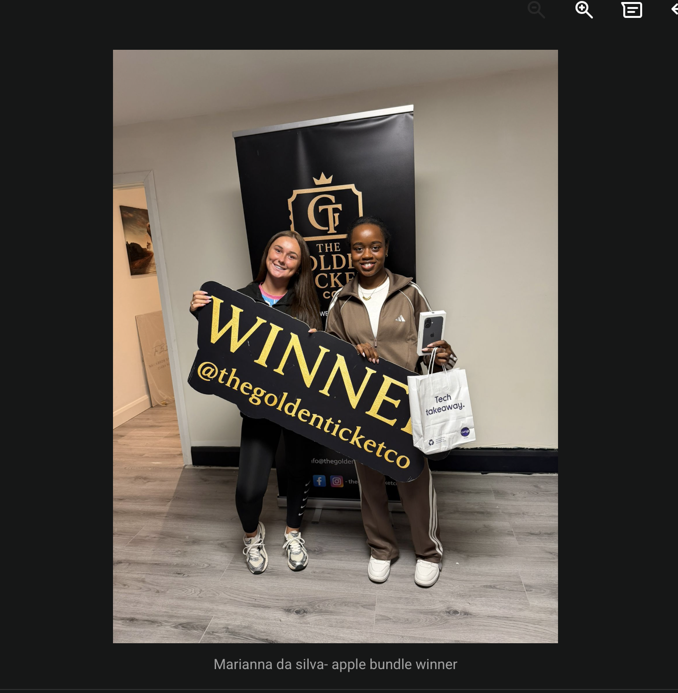 Marianna Da Silva — winner of Apple Bundle